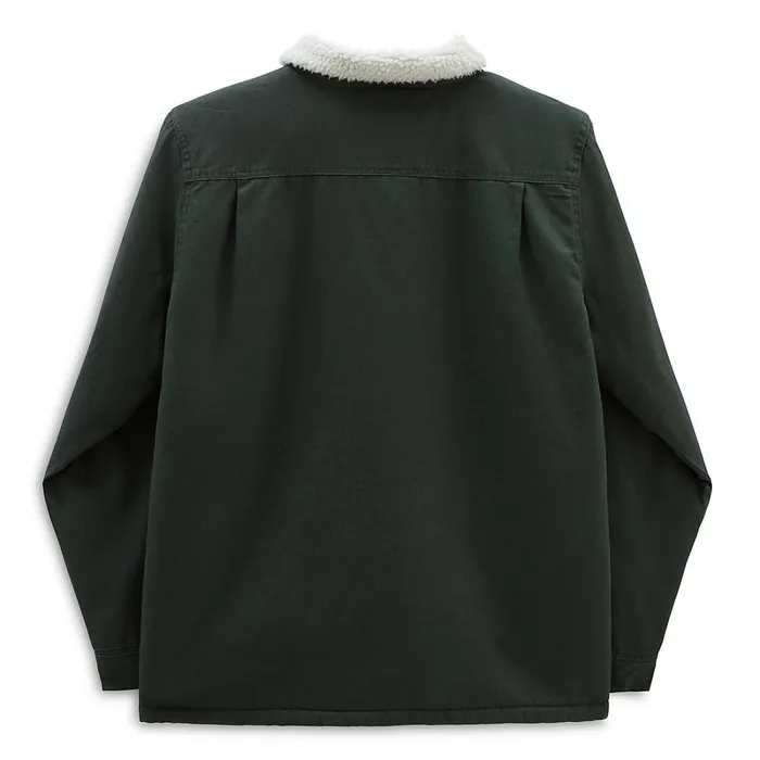 Vans View All Men Drill Chore Coat Sherpa Jacket Green