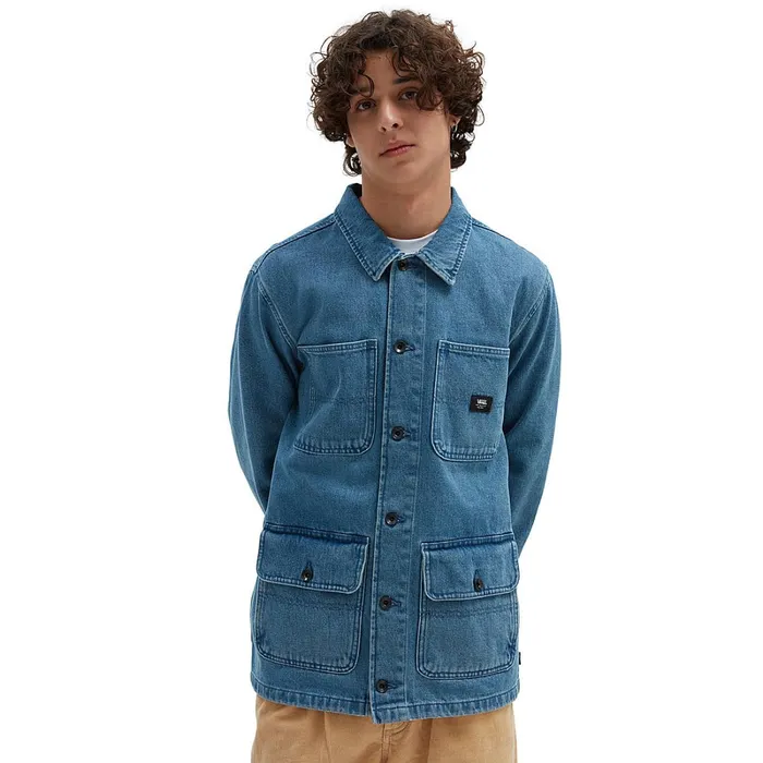 Vans View All Men Drill Denim Jacket Blue