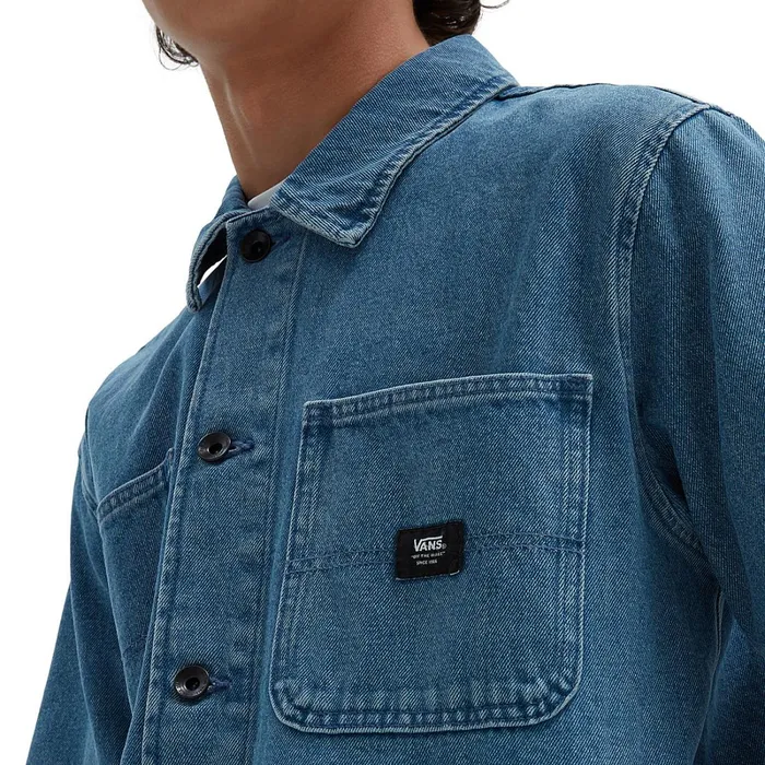 Vans View All Men Drill Denim Jacket Blue