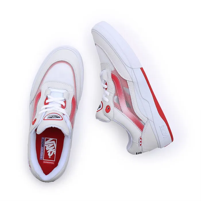 Vans View All Men Leather Wayvee Shoes Red White