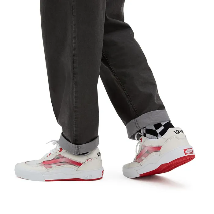 Vans View All Men Leather Wayvee Shoes Red White