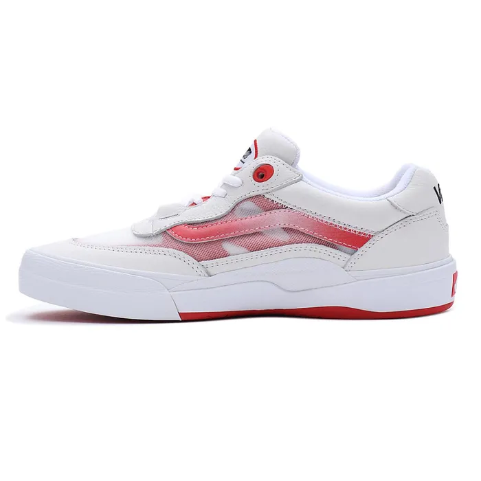 Vans View All Men Leather Wayvee Shoes Red White