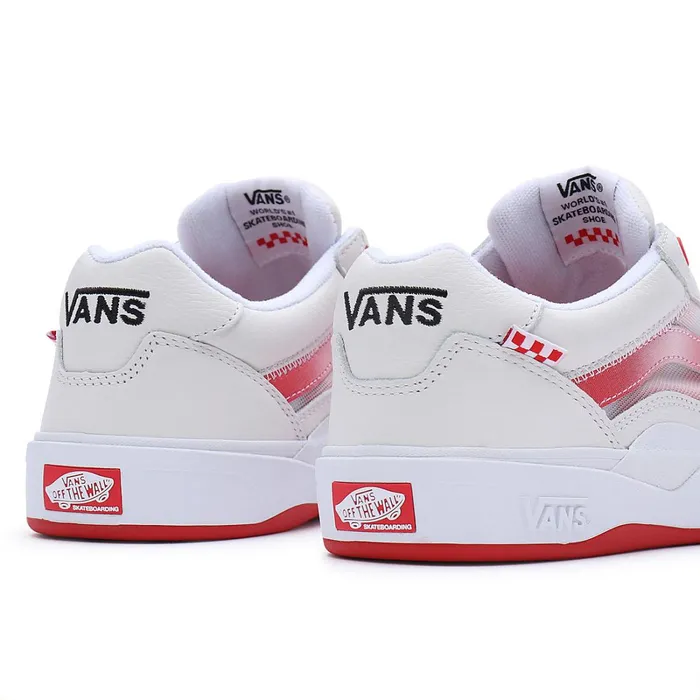 Vans View All Men Leather Wayvee Shoes Red White