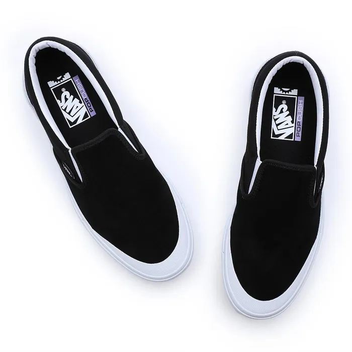 Vans View All Men Marble BMX SlipOn Shoes Black