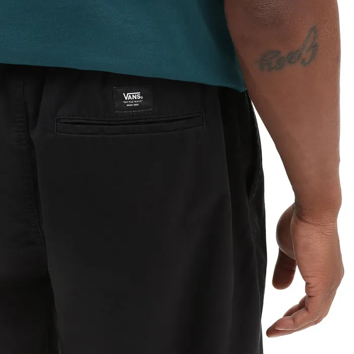 Vans View All Men Range Baggy Tapered Elastic Waist Trousers Black