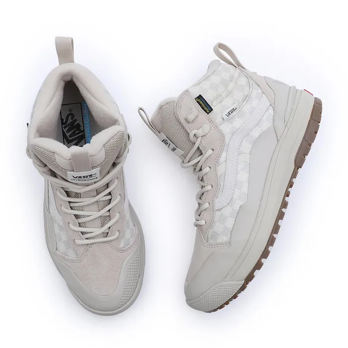 Vans View All Men UltraRange EXO Hi MTE2 Checkerboard Shoes Green Beige