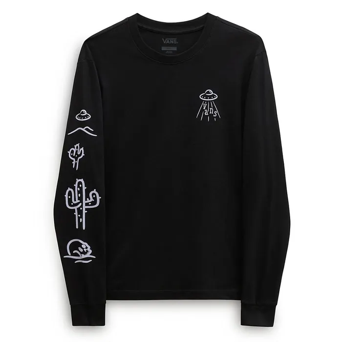 Vans View All Women Area 66 Long Sleeve Tshirt Black