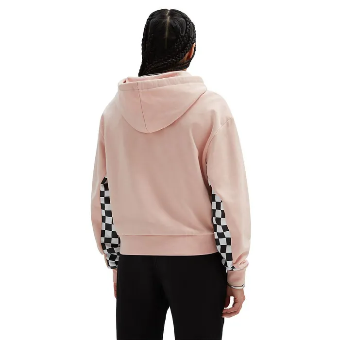 Vans View All Women Boom Boom Check It Pullover Hoodie Pink