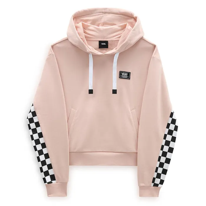 Vans View All Women Boom Boom Check It Pullover Hoodie Pink