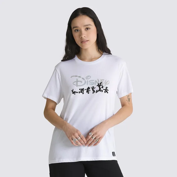 Vans View All Women Disney X Club 100 Boyfriend TShirt White