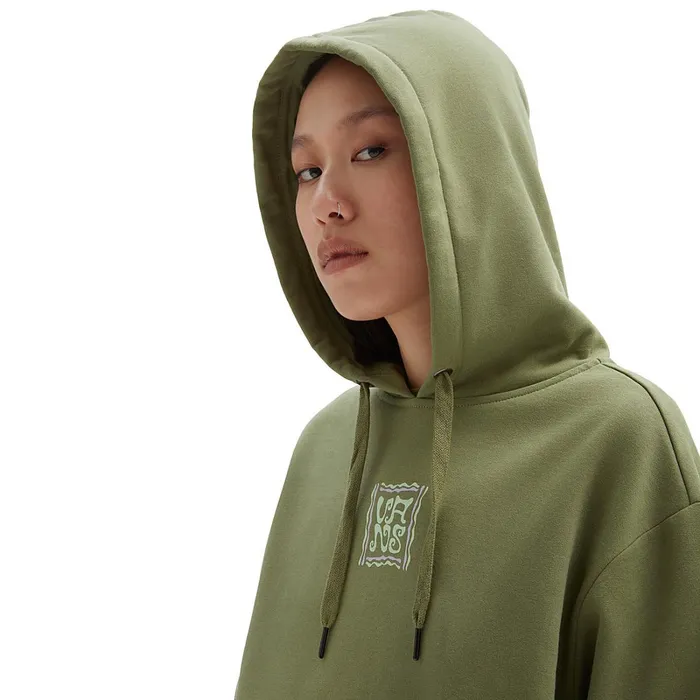 Vans View All Women Shroomy Experience Pullover Hoodie Green