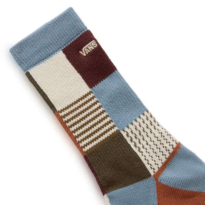 Vans View All Women Tile Checker Crew Socks 1 Pair Multicolour