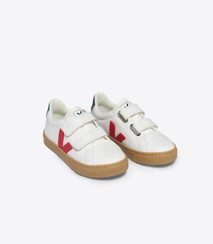 VEJA Esplar Kids ESPLAR CHROMEFREE LEATHER WHITE PEKIN POKER