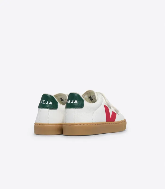 VEJA Esplar Kids ESPLAR CHROMEFREE LEATHER WHITE PEKIN POKER