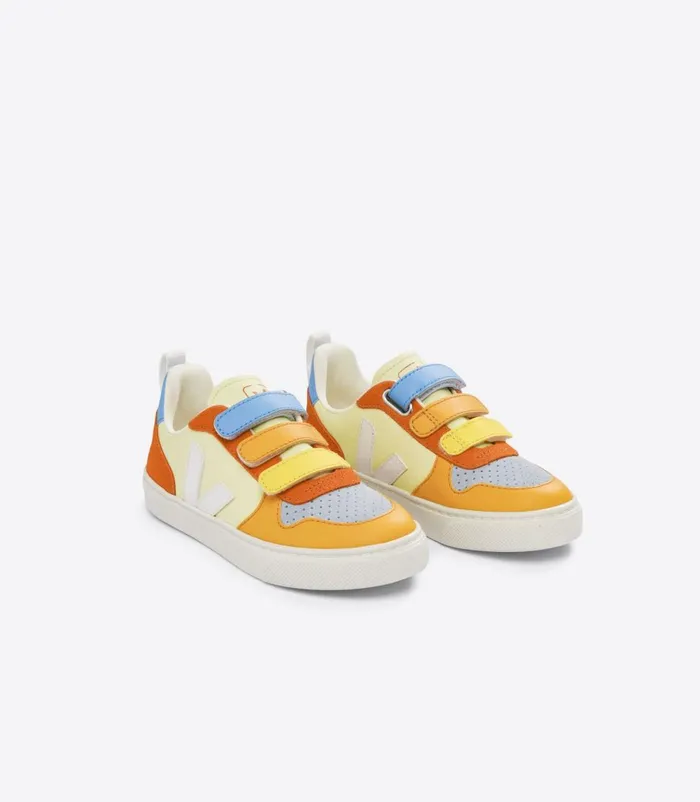 VEJA V10 Kids V10 CHROMEFREE LEATHER MULTICO SUN