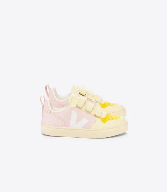 VEJA V10 Kids V10 CHROMEFREE LEATHER TAO PETALE