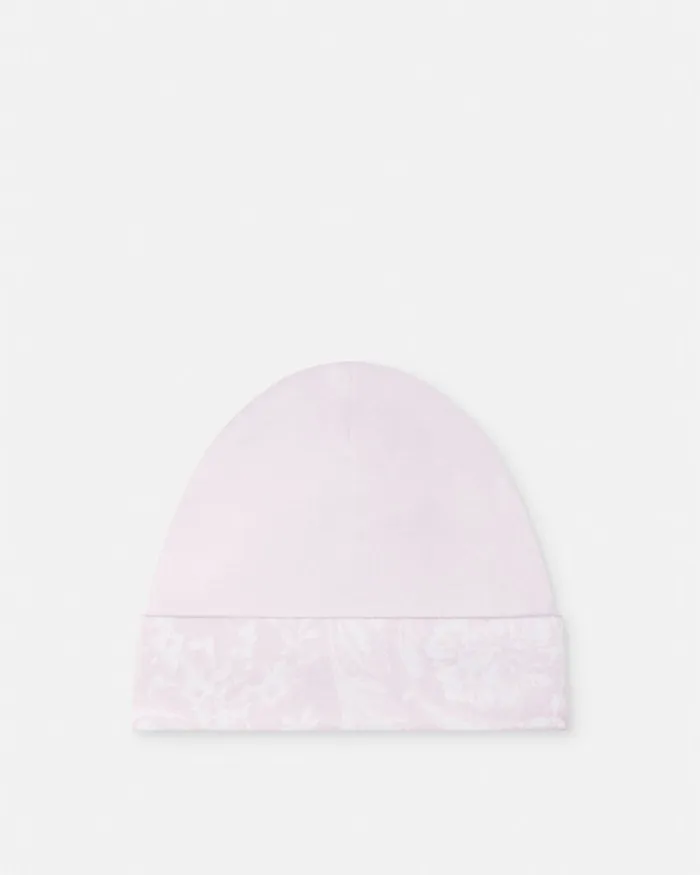 Versace Barocco Baby Cap Light Pink Kids Accessories