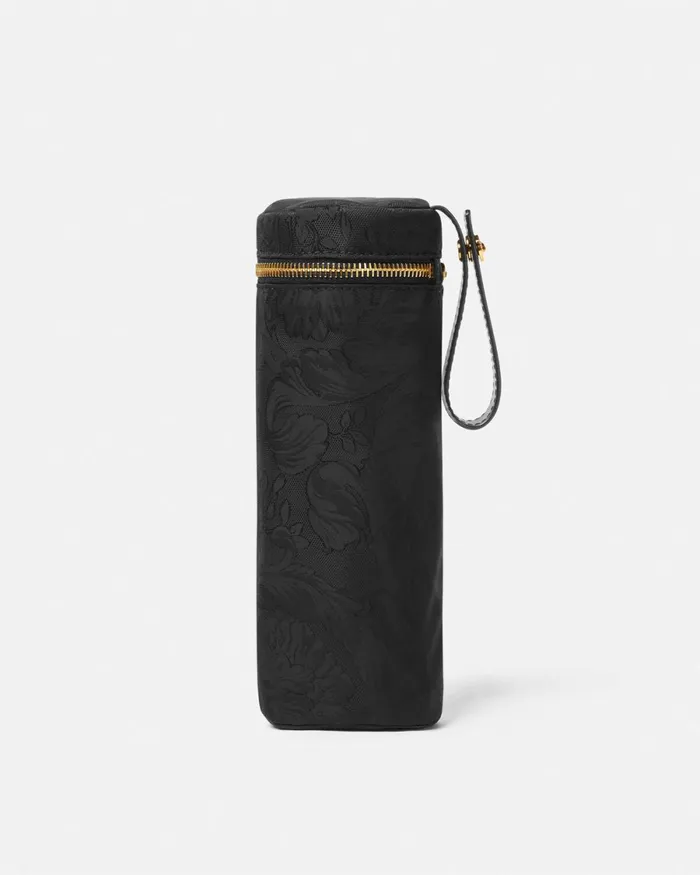 Versace Barocco Baby Feeding Bottle Holder Blackgold Kids Strollers and Others