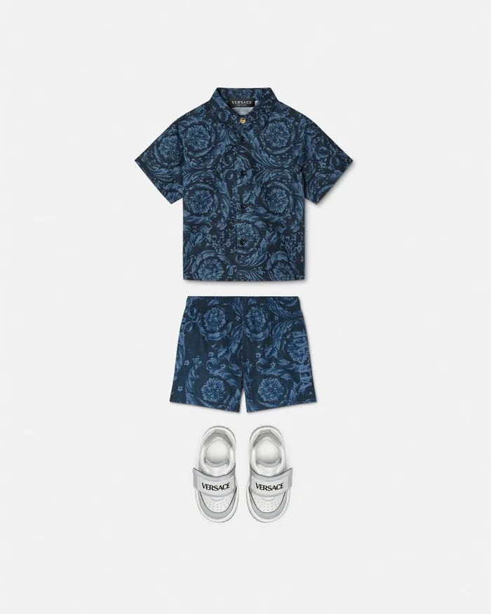 Versace Barocco Baby Shirt Blueprint Kids Shirts and Tshirts