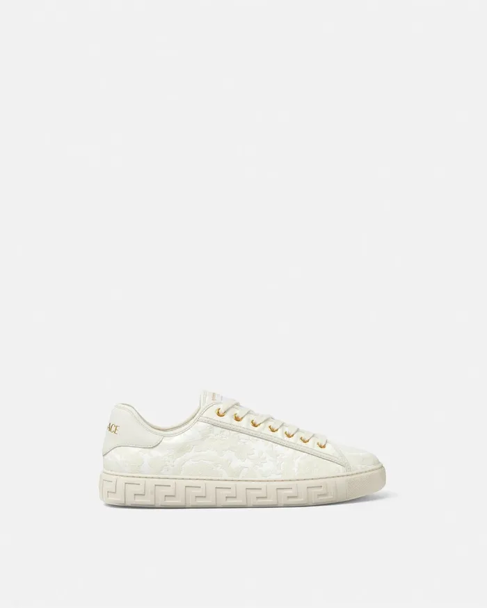 Versace Barocco Greca Sneakers Whiteprint Men Greca