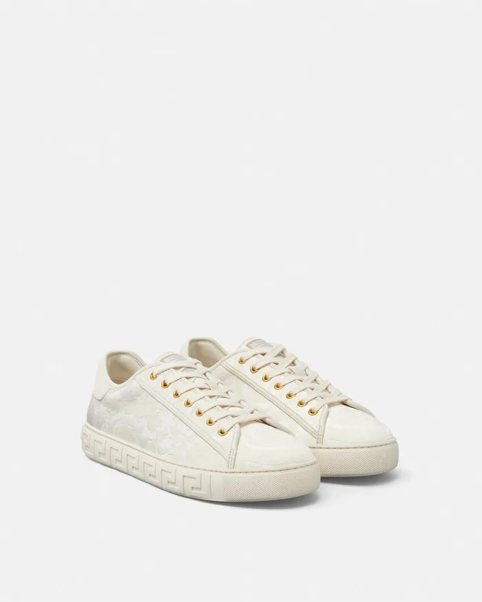 Versace Barocco Greca Sneakers Whiteprint Men Greca