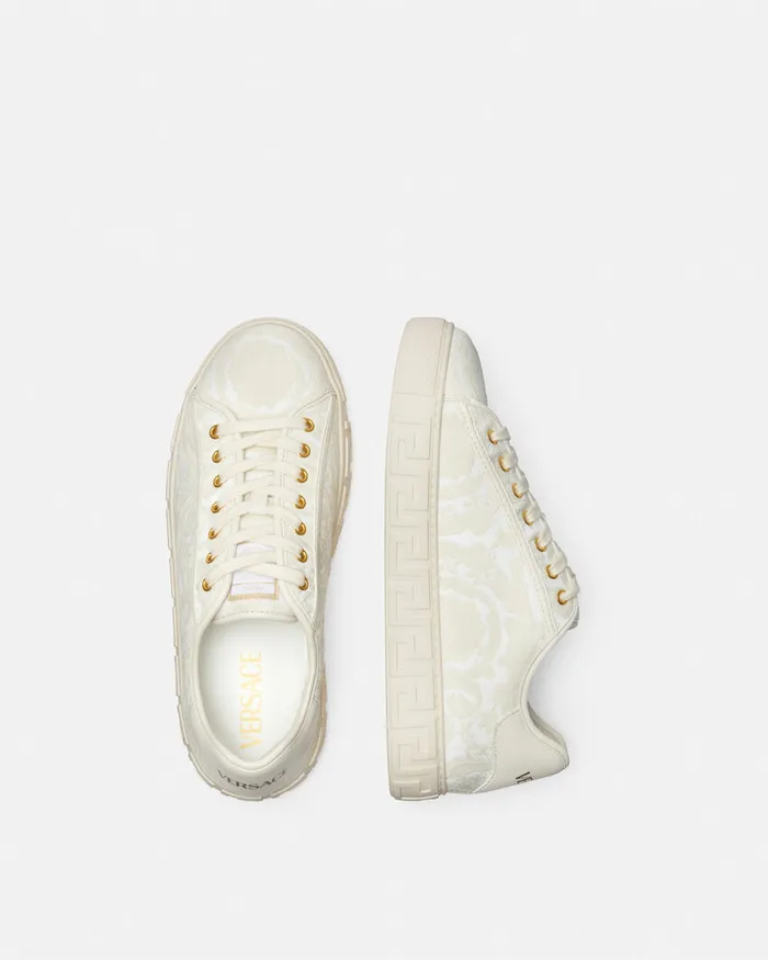 Versace Barocco Greca Sneakers Whiteprint Men Greca