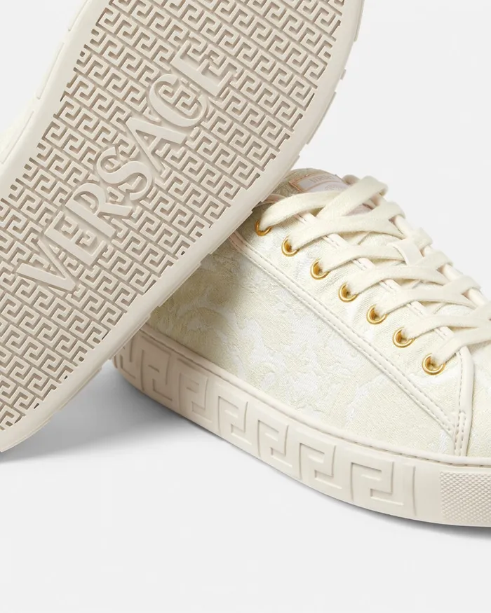Versace Barocco Greca Sneakers Whiteprint Men Greca