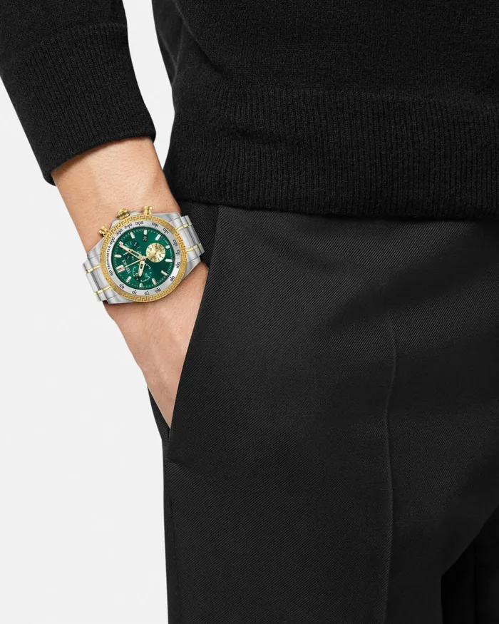 Versace Chrono X Watch Silver Men Watches