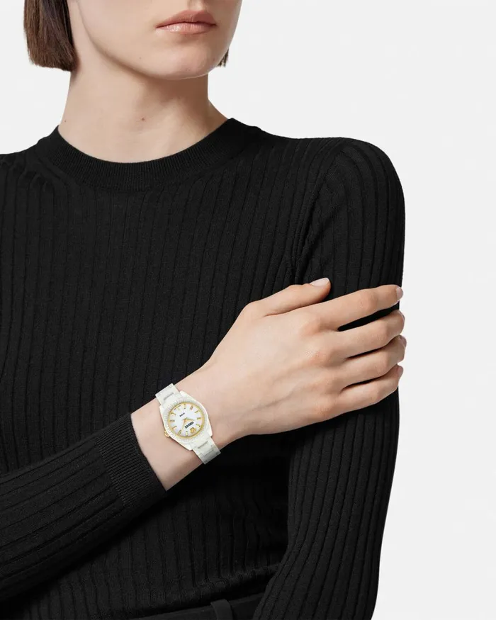 Versace Dv One Mini Watch White Women Watches