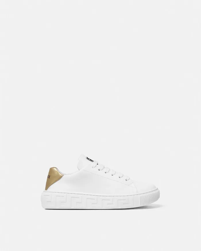Versace Greca Sneakers Whiteprint Kids Shoes