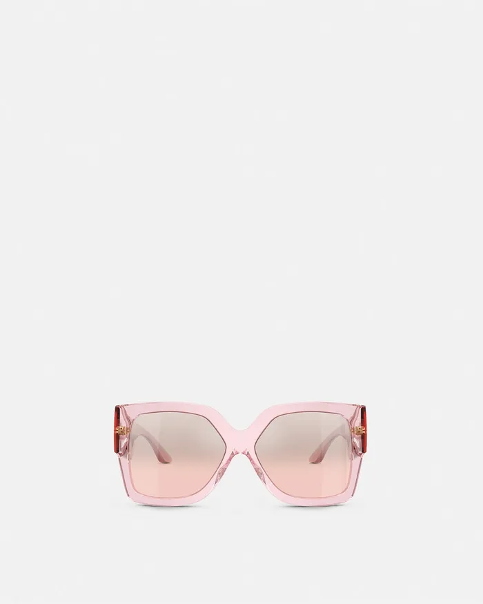Versace Greca Sunglasses Pink Women Sunglasses