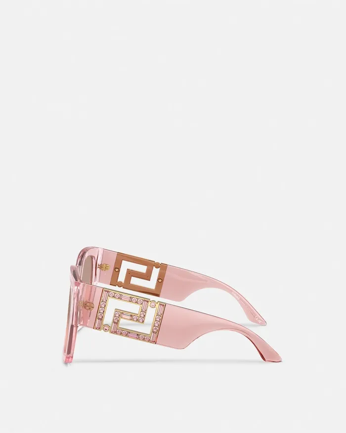 Versace Greca Sunglasses Pink Women Sunglasses
