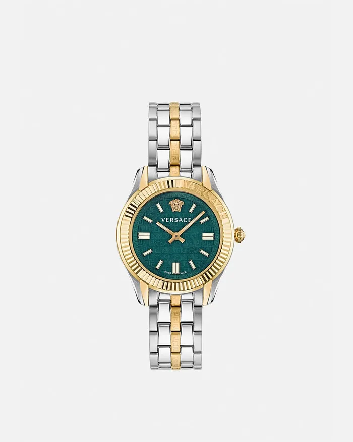 Versace Greca Time Lady Watch Silver Women Watches
