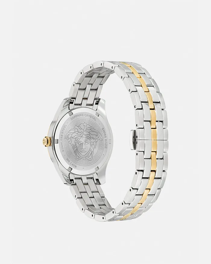 Versace Greca Time Lady Watch Silver Women Watches