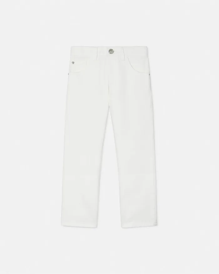 Versace Jeans White Kids Pants and Skirts