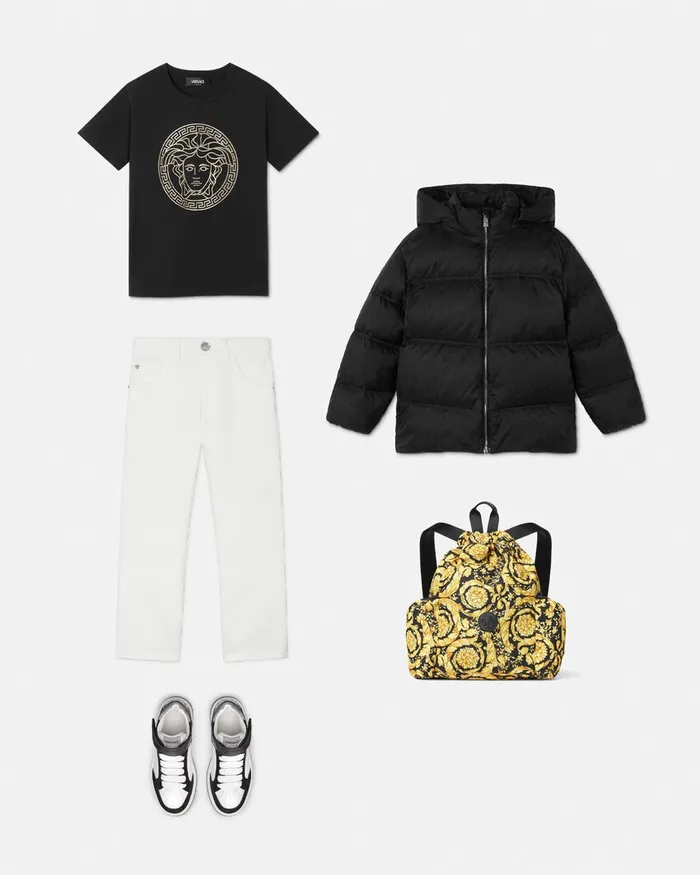 Versace Jeans White Kids Pants and Skirts