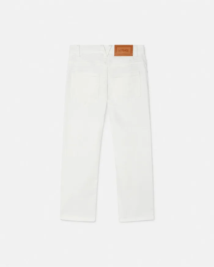 Versace Jeans White Kids Pants and Skirts