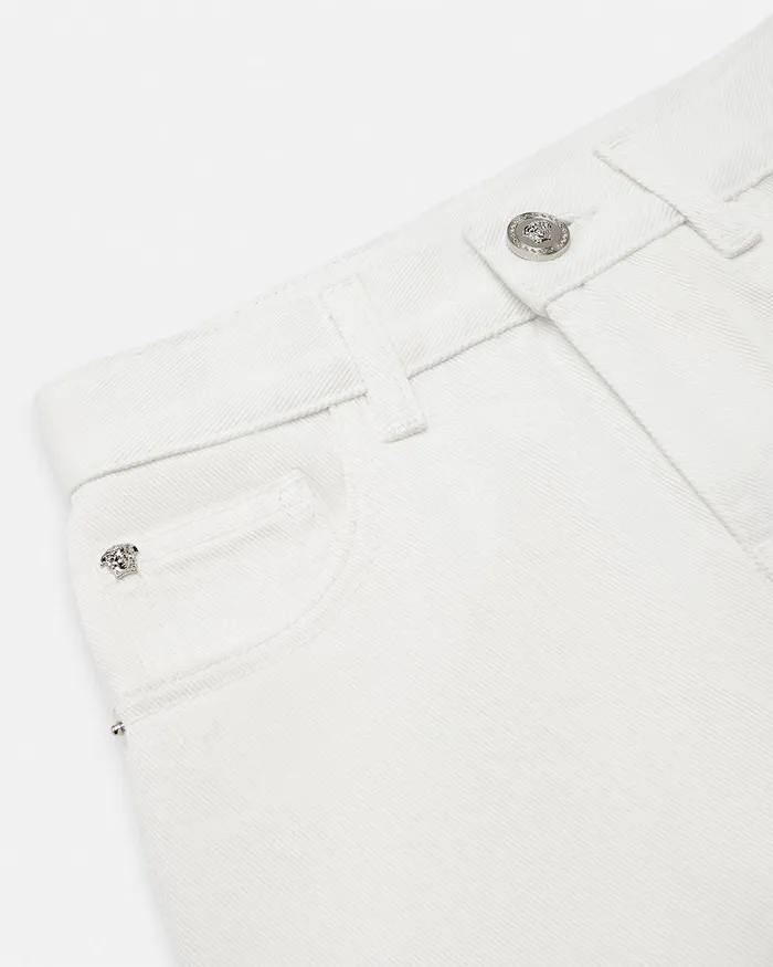 Versace Jeans White Kids Pants and Skirts