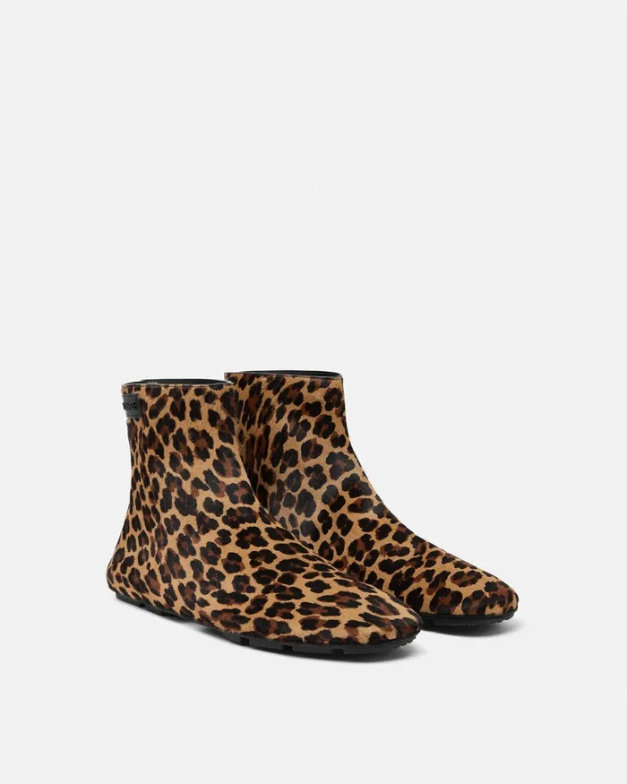 Versace Leopard Villa Ankle Boots Animalier Men Boots