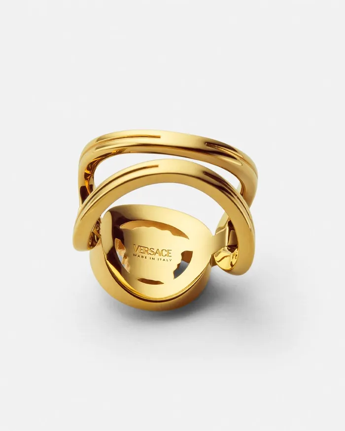 Versace Medusa 03995 Ring Light Gold WomenMen Rings