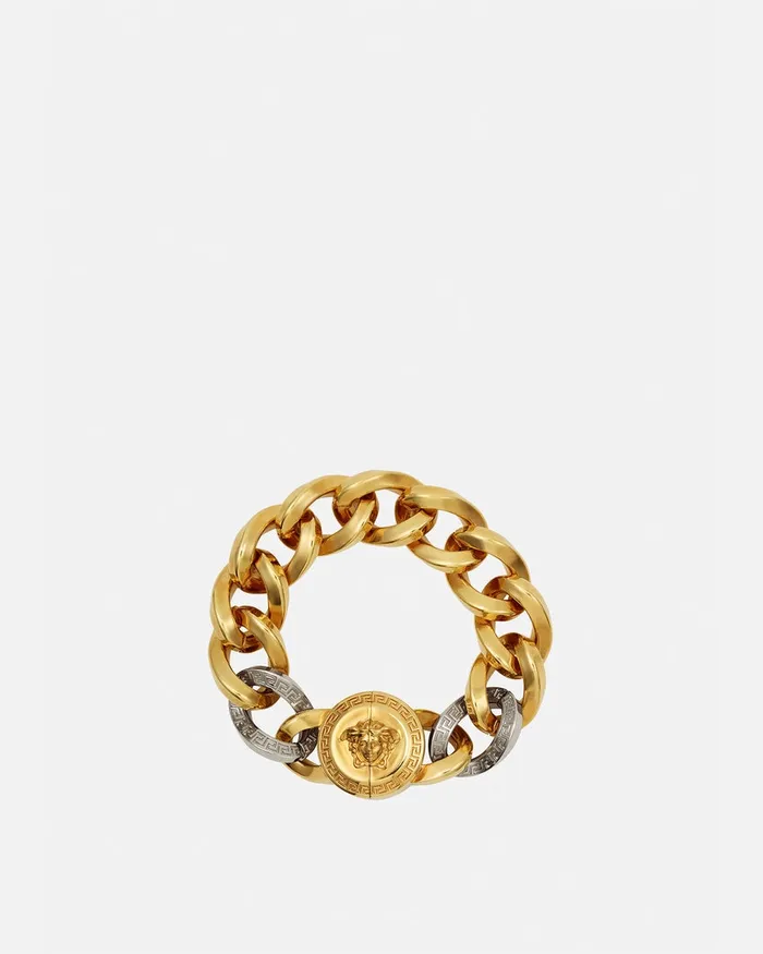 Versace Medusa Chain Bracelet Gold WomenMen Bracelets