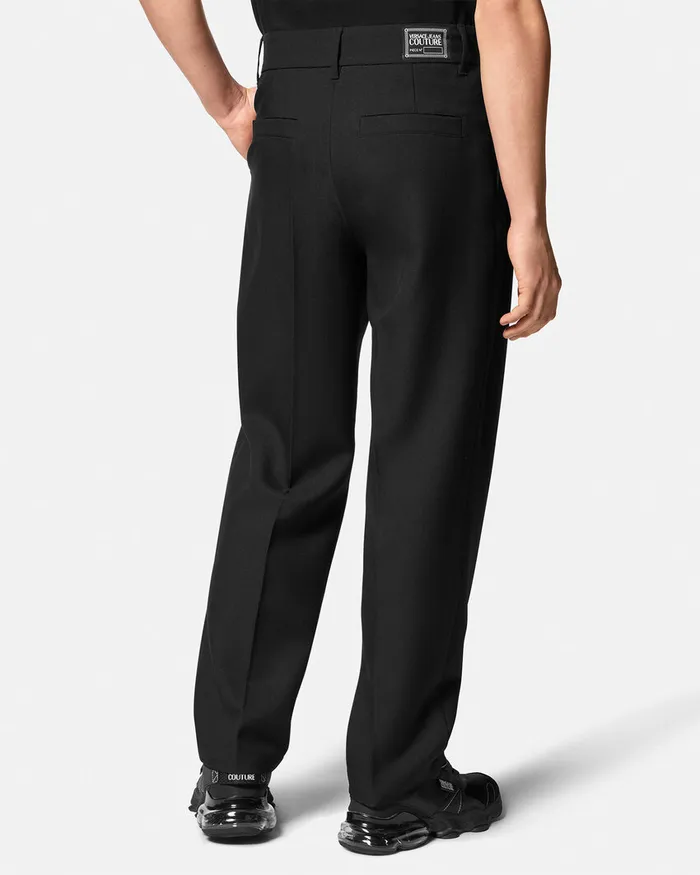 Versace Piece Number Trousers Blackprint Men Jeans Couture