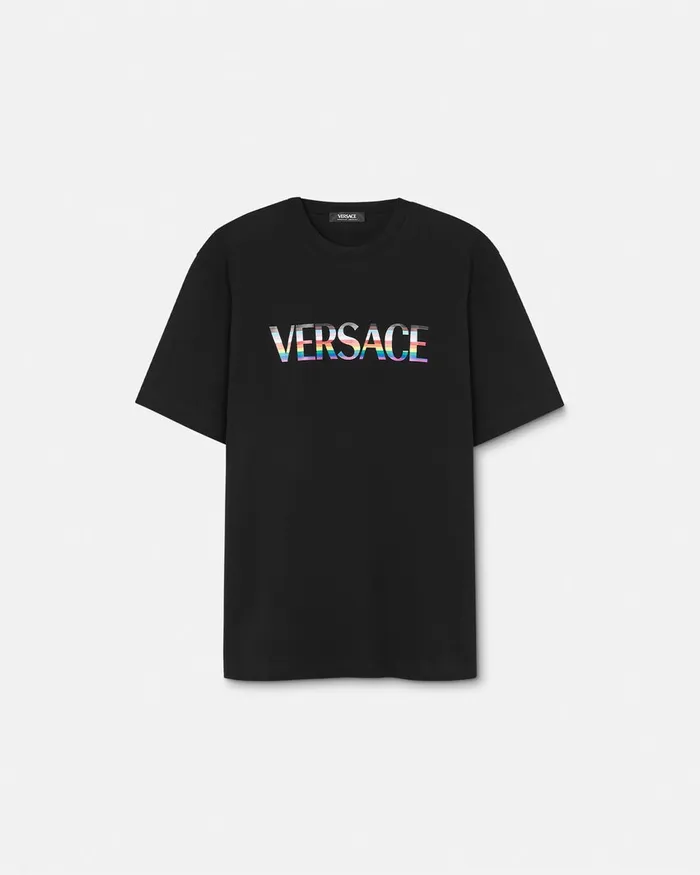 Versace Pride Barocco Logo TShirt Blackprint WomenMen TShirts and Sweatshirts Versace Pride Barocco Logo TShirt Blackprint WomenMen TShirts and Sweatshirts