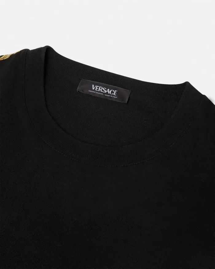 Versace Pride Barocco Logo TShirt Blackprint WomenMen TShirts and Sweatshirts
