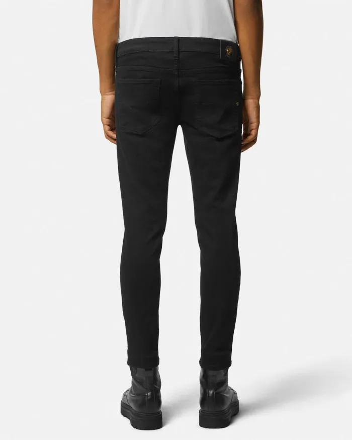 Versace Skinny Jeans Black Men Jeans Couture