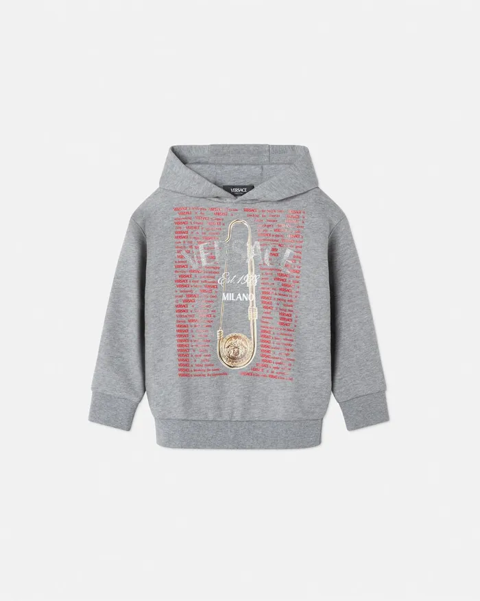 Versace TShirt Gray Kids Knitwear and Sweatshirts