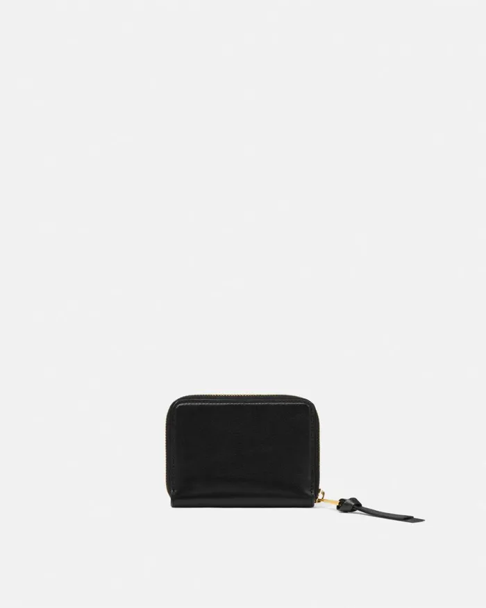 Versace Tag Zip Wallet Blackgold Women Wallets