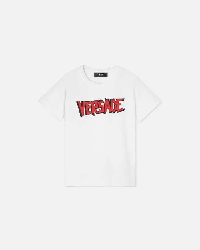 Versace World Tour TShirt White Kids Shirts and Tshirts