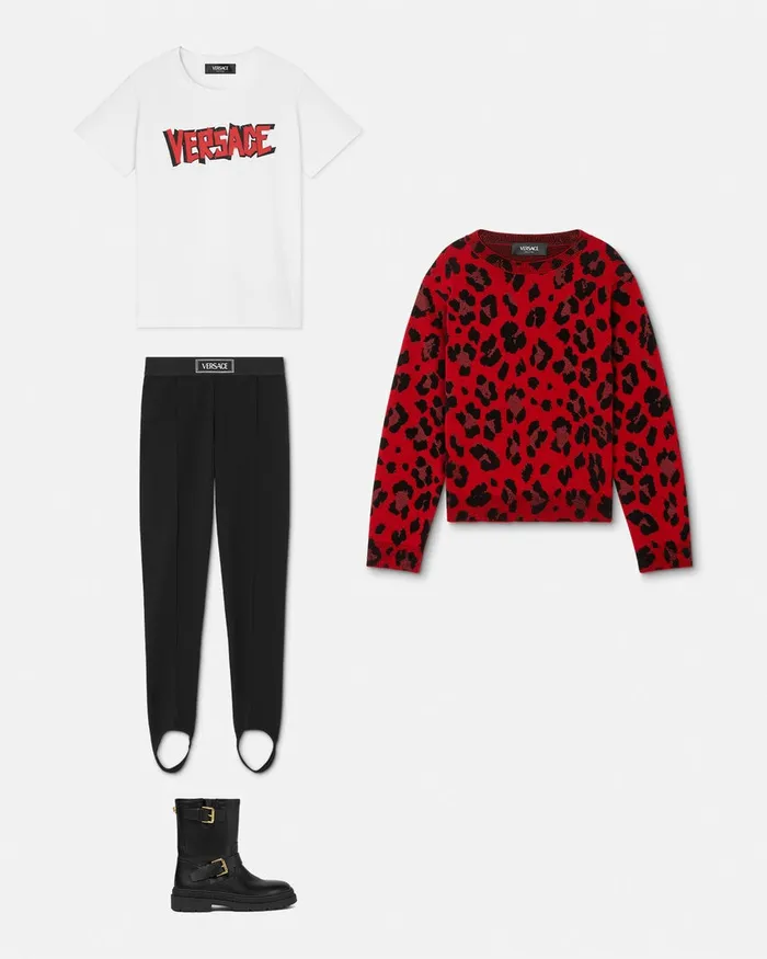 Versace World Tour TShirt White Kids Shirts and Tshirts