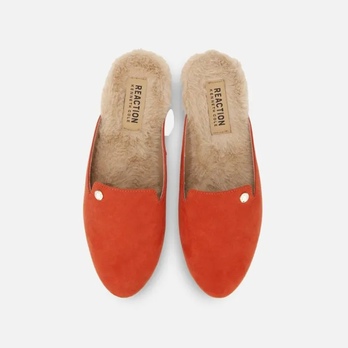 Viv FurLined Slide Slipper Paprika Women Kenneth Cole Flats